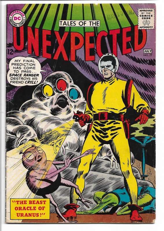 Tales of the Unexpected #77 (1963) FN