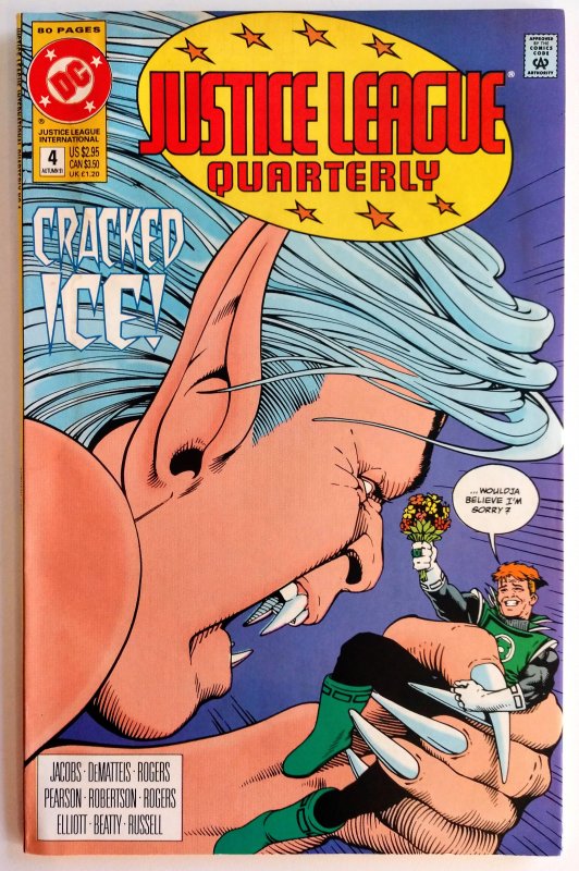 Justice League Quarterly #4 (FN/VF, 1991)