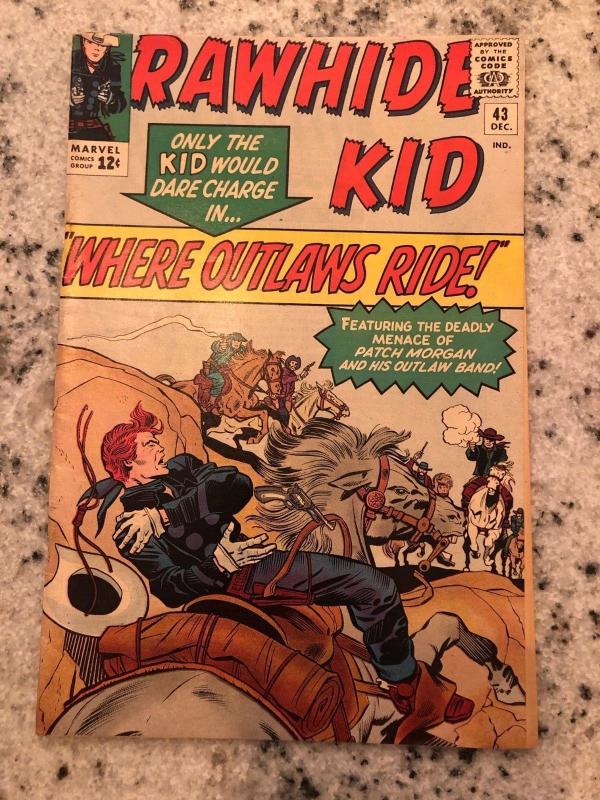 Rawhide Kid # 43 VG/FN Marvel Comic Book Western Cowboy Sheriff Outlaw JF11