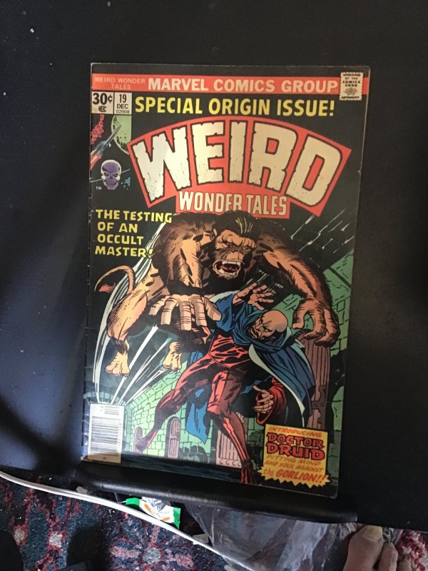 Weird Wonder Tales #19 (1976) 3rd Groot! Wow!  Jack Kirby 1st Dr. druid! VG/FN