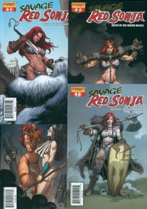 Savage Red Sonja: Queen of the Frozen Wastes 1 - 4 complete