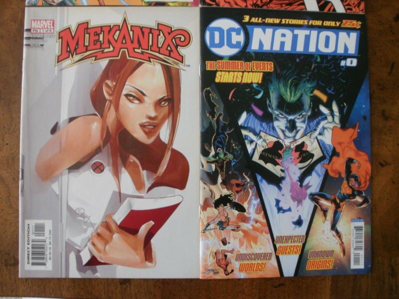 4 Comic Book: DC/MARVEL ACCESS #4 ACTION COMICS WEEKLY #625 MEKANIX #1 DC NATION
