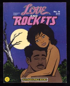 LOVE & ROCKETS #16 - 1st Print Gilbert Hernandez Cover (5.5/6) 1986