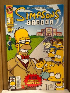 Simpsons Comics #87 VF+ HTF GERMAN Edition (2004)