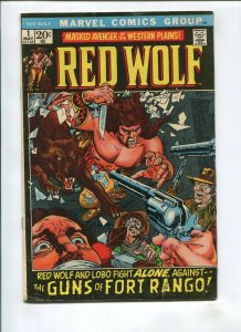 RED WOLF #1 (4.0) *THE FISHERMAN COLLECTION* GUNS OF FORT RANGO 1972