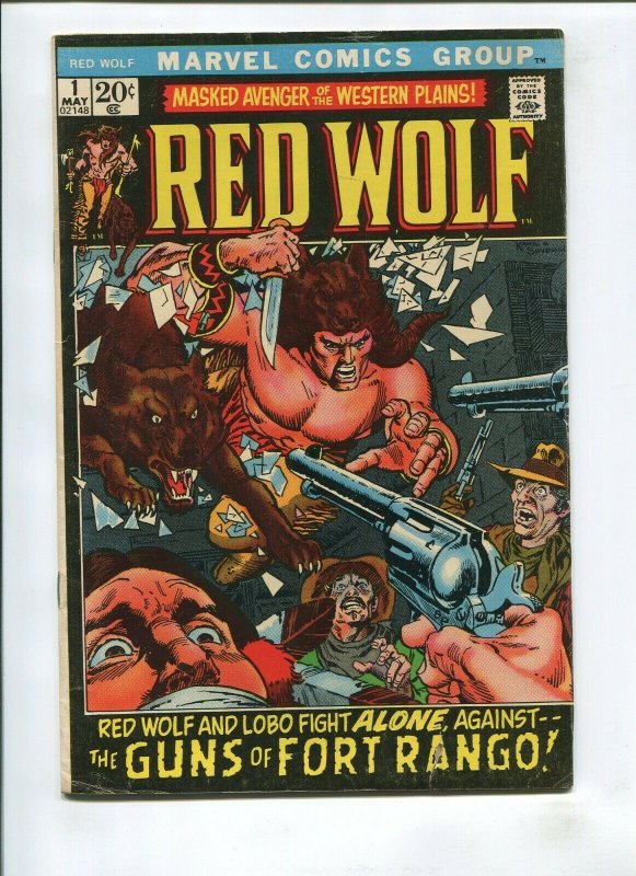 RED WOLF #1 (4.0) *THE FISHERMAN COLLECTION* GUNS OF FORT RANGO 1972
