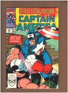 Captain America #378 Marvel Comics 1990 vs. CROSSBONES Ron Lim FN/VF 7.0