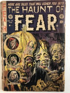 Haunt  of fear 17, fr, detached covers, 1# best EC Tale!