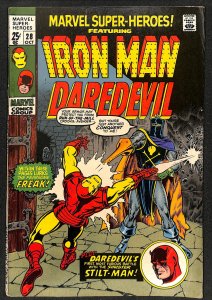 Marvel Super-Heroes #28 Iron Man Daredevil!