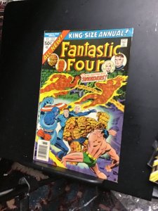 Fantastic Four Annual #11 (1976) Ff vs. The invaders! Golden age torch! NM- Wow!