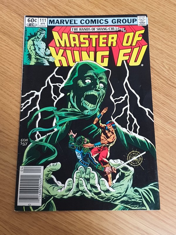 Master of Kung Fu #111 Newsstand Edition (1982)