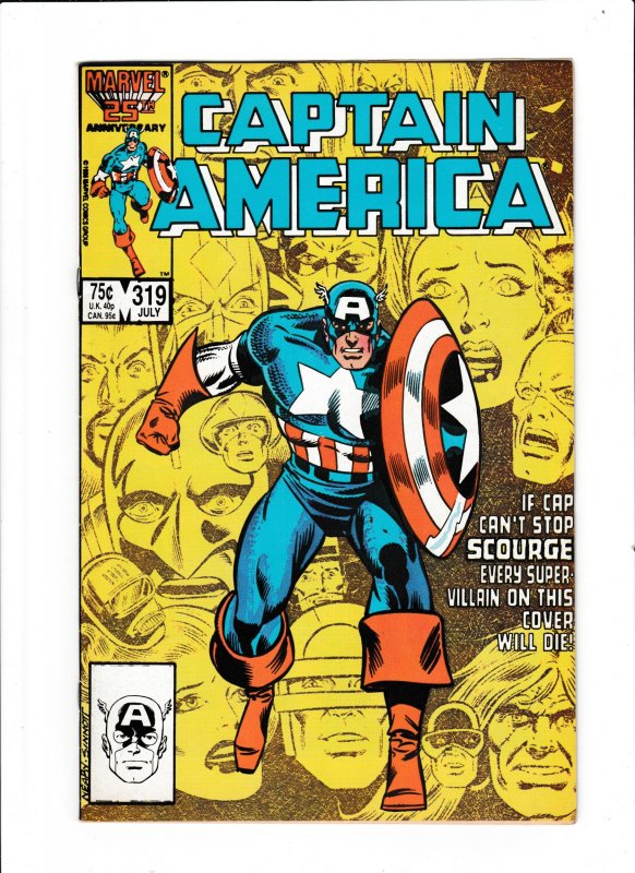 Captain America #319 (1986) VF