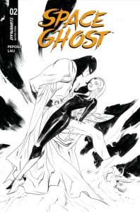 Space Ghost (2025) #2 Cover K 1:10 Incentive Jae Lee Line Art Var