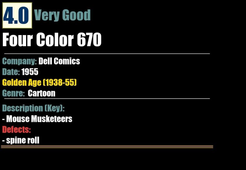 Four Color 670 (1955) VG Golden Age Dell Comics
