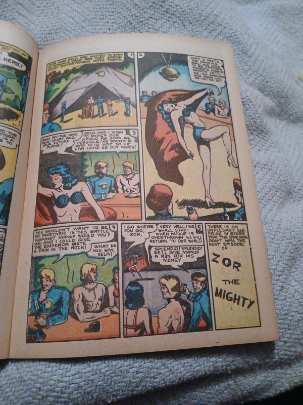 Zor the Mighty #2 1946 coverless golden age Jungle Batman