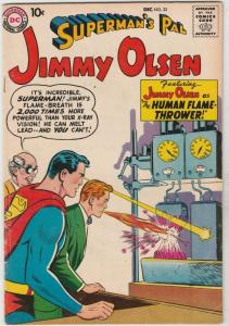 Superman's Pal Jimmy Olsen #33 strict FN/VF 7.0 High-Grade  Human Flame-Thrower