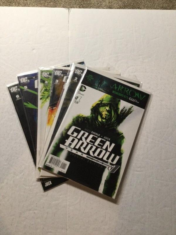 Green Areow Year One 1-6 Nm Near Mint Complete Series Ik