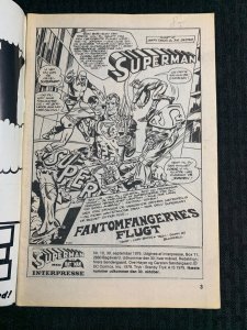 1979 SUPERMAN & BATMAN Finland Comic #10 VG+ 4.5 Curt Swan