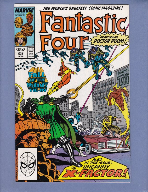 Fantastic Four #312 VF/NM X-Factor Dr Doom Black Panther Marvel 1988