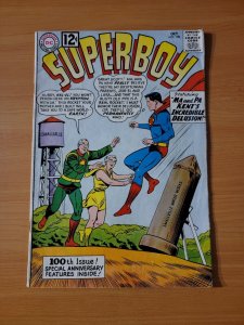 Superboy #100 ~ VERY GOOD - FINE FN ~ 1962 DC Comics