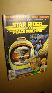 STAR RIDER AND THE PEACE MACHINE 1 *HIGH GRADE* 1982 RARE COMIC MAGAINE