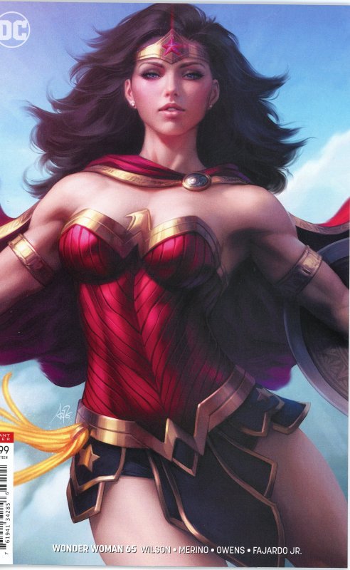 Wonder Woman 65  Artgerm Cover  9.0 or better (our highest grade)