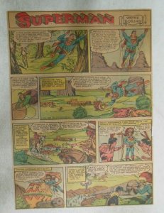Superman Sunday Page #1166 by Wayne Boring from 1/14/1962 Size ~11 x 15 inches