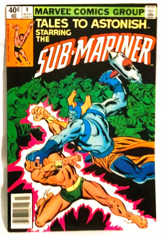 Tales to Astonish the SUB-MARINER #4 Newsstand Edition ATTUMA (Marvel 1979)