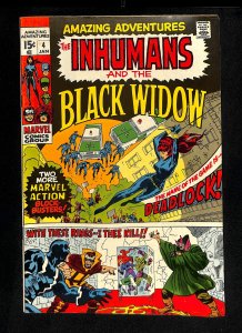 Amazing Adventures #4 Black Widow Inhumans!