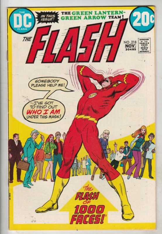 Flash, The #218 (Nov-72) VF/.NM High-Grade Flash