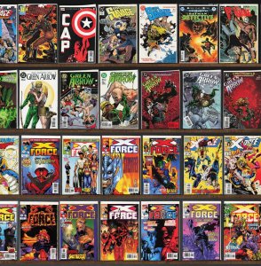 Huge Lot 140+ Comics with Detective Comics, X-Force, Doc Savage & More!
