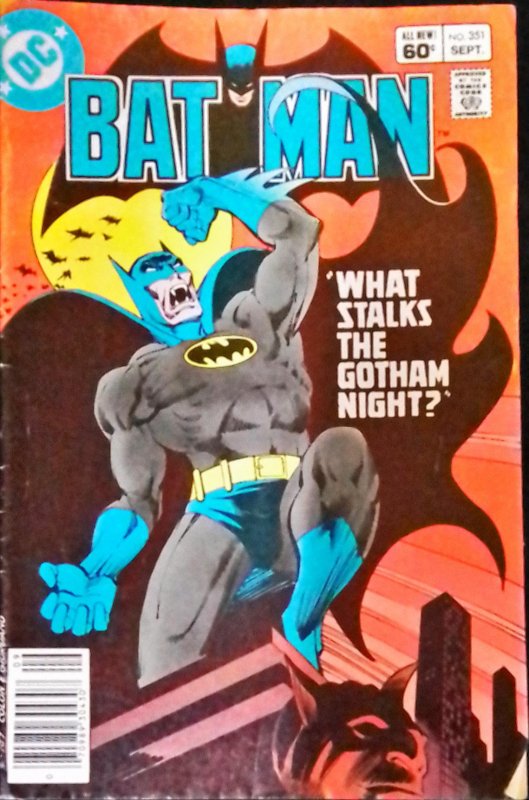 Batman #351 Newsstand Edition (1982)