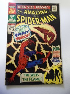 The Amazing Spider-Man Annual #4 (1967) GD+ Condition cover detached