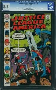 Justice League of America #78 (1970) CGC 8.5 VF+