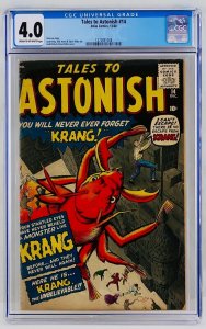 Tales to Astonish #14 (1960) CGC 4.0 Krang! Lee! Kirby! Ditko!