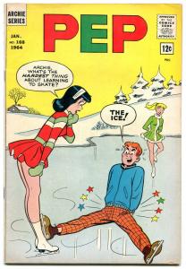 Pep Comics #168 1964- Archie- Josie- Ice Skating cover VG+