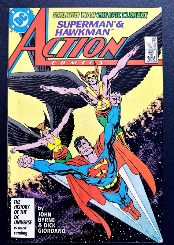 Action Comics #588 Direct Edition (1987) VF/NM - John Byrne Art