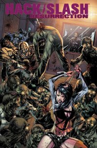 HACK SLASH Resurrection #5 B, VF+, 2017 2018, Horror, Attack Survivor