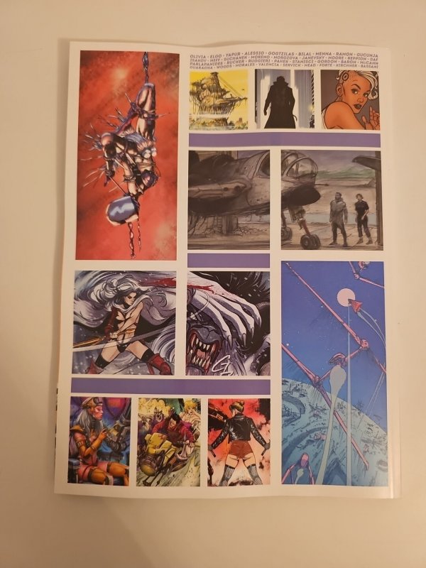 Heavy Metal Magazine 4 Both Covers Olivia & Elgo New