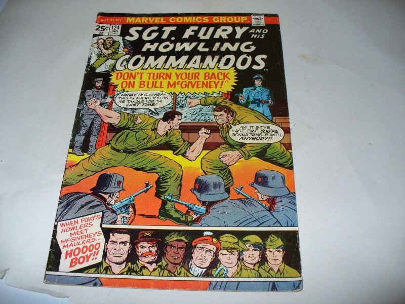 Sgt. Fury and His Howling Commandos #124 1975 VG