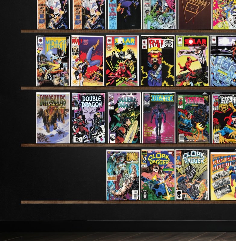 Huge Lot 150+ Comics with Captain America, Ninjak, Darkhawk, Cable & More!