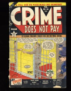 Crime Does Not Pay #84 GD/VG 3.0 White Pages