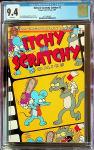 Itchy & Scratchy Comics #2 (1994) - CGC 9.4 - Cert#4371905007