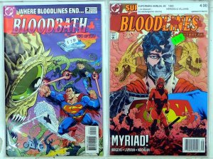Bloodbath Special Lot of 2 #2, Superman Annual 5 (1993) DC Comics 1st Print