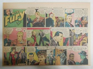 Miss Fury Sunday #275 by Tarpe Mills 7/14/1946 Size: 11 x 15  Very Rare Year #6