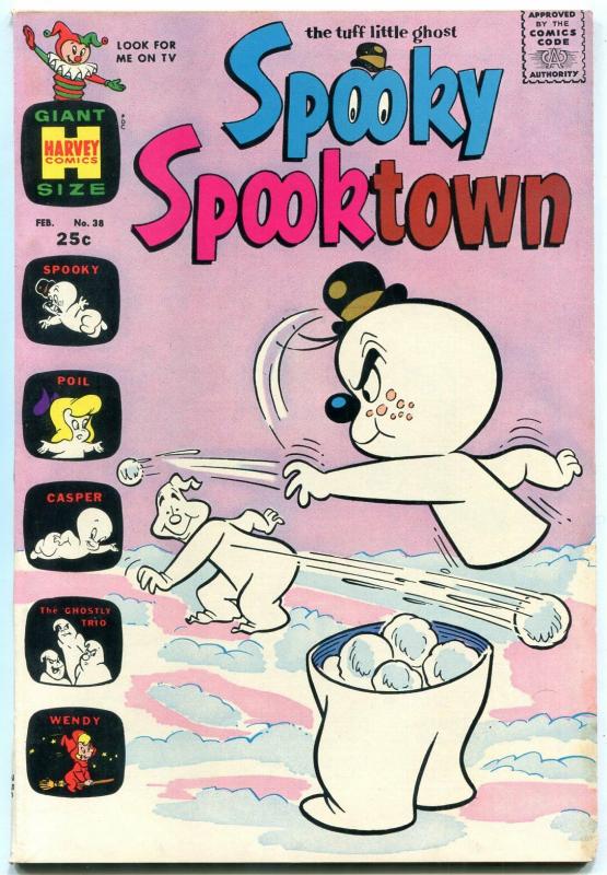 SPOOKY SPOOKTOWN #38 1971-HARVEY COMICS-CASPER VF-