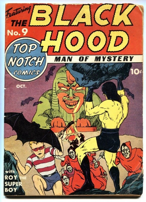 Top-Notch Comics #9-1940-First appearance of BLACK HOOD-Scarce in guide-MLJ 