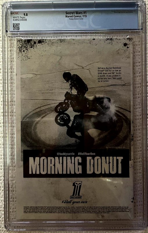 ?~MARVEL~SECRET WARS #1~?~ SKOTTIE YOUNG~TRADE DRESS VARIANT~?~CGC 9.8~?