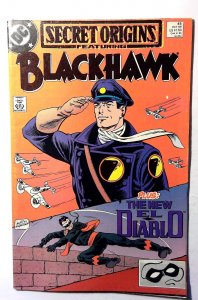 Secret Origins (Blackhawk) #45 (1989) DC Comics El Diablo 1st Print Comic Book