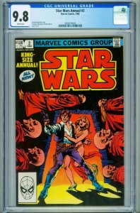 Star Wars Annual #2 CGC 9.8 Han Solo cover Marvel 1982 3826016003 